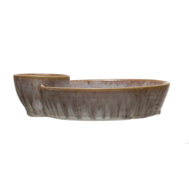 Dinnerware Serving Dish w/ Sections Stoneware