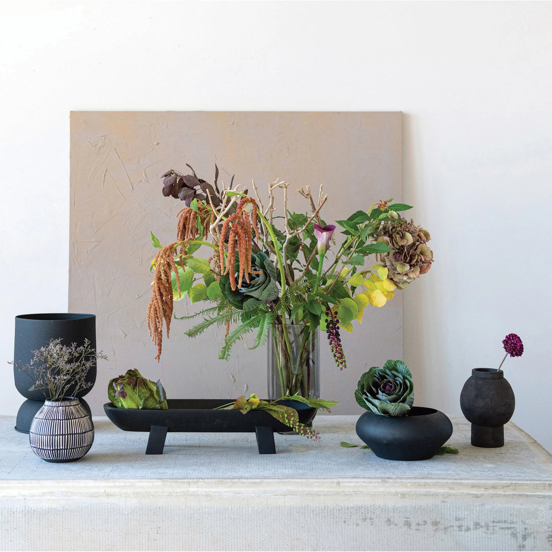 Vase Terracotta Black Finish