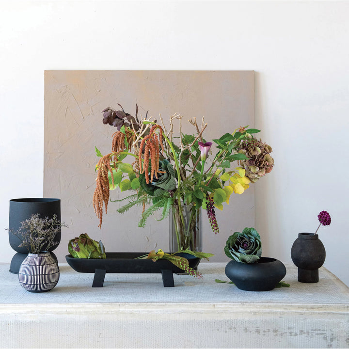 Vase Terracotta Black Finish