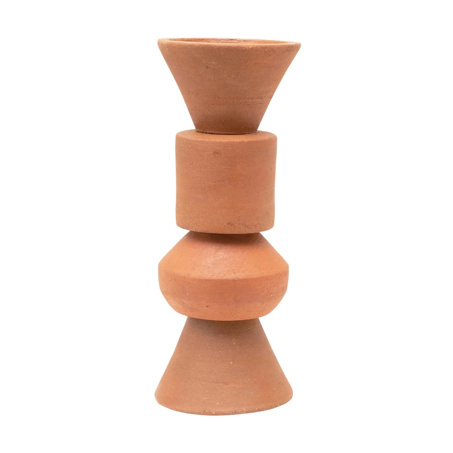 Vase 17" Terracota Bauhaus