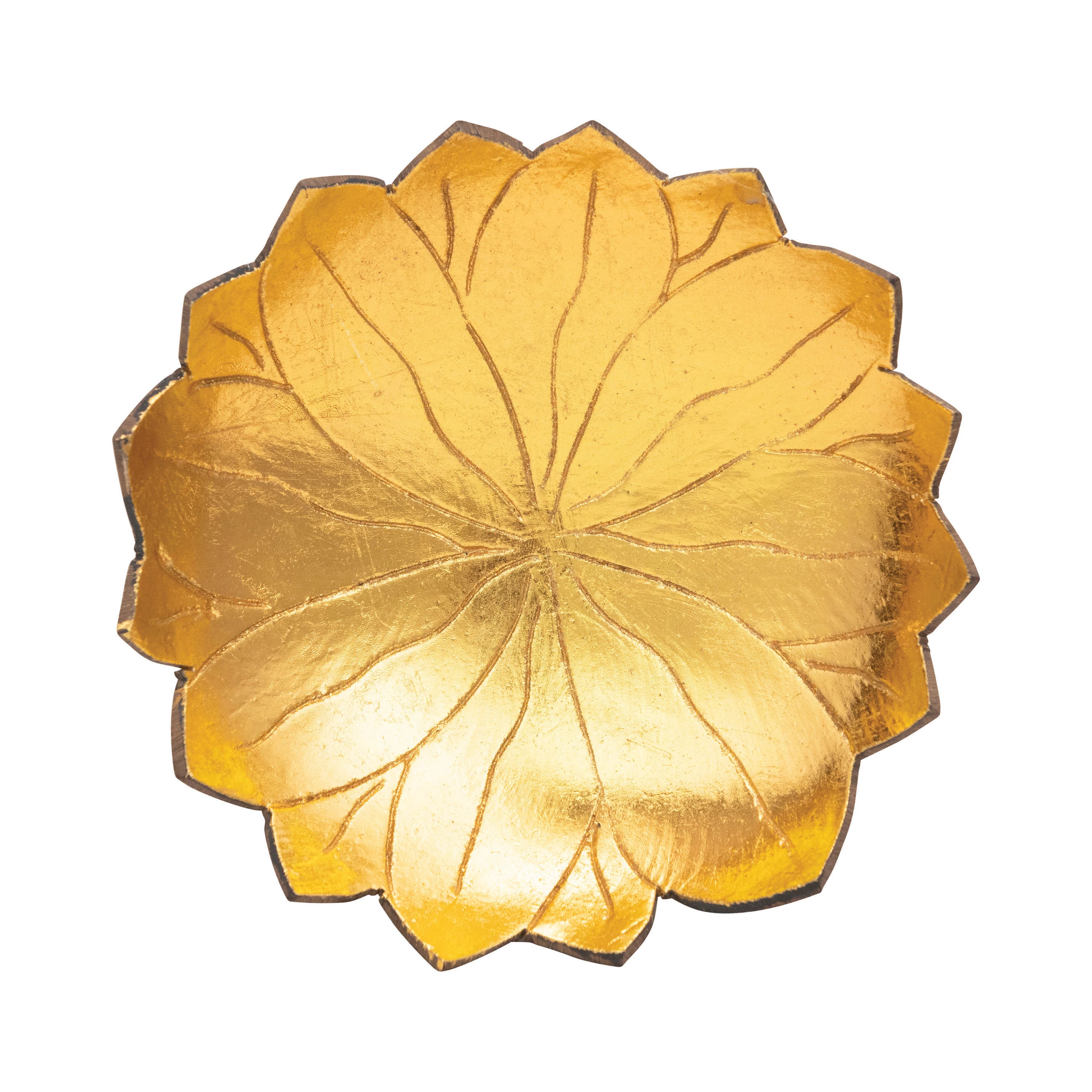 Bowl Decorative Coconut Shell Lotus-Shaped