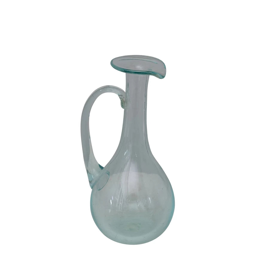 Hand Blown Glass Pitcher/Vase