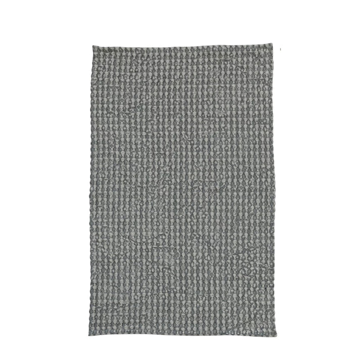 Stonewashed Cotton Waffle Weave Tea Towel