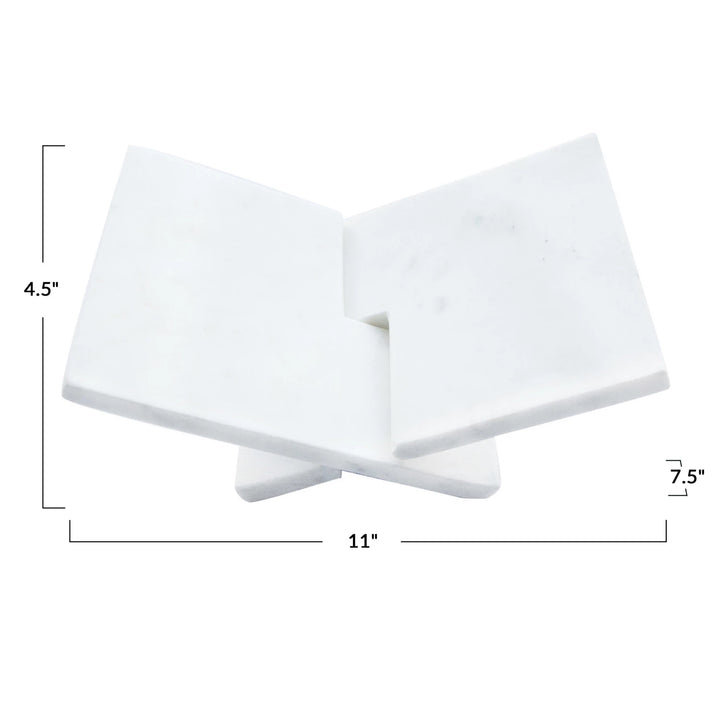 11 "Wx7-1/2" Marble Book Holder