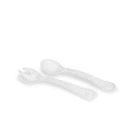 Vida Alegria White Large Salad Servers