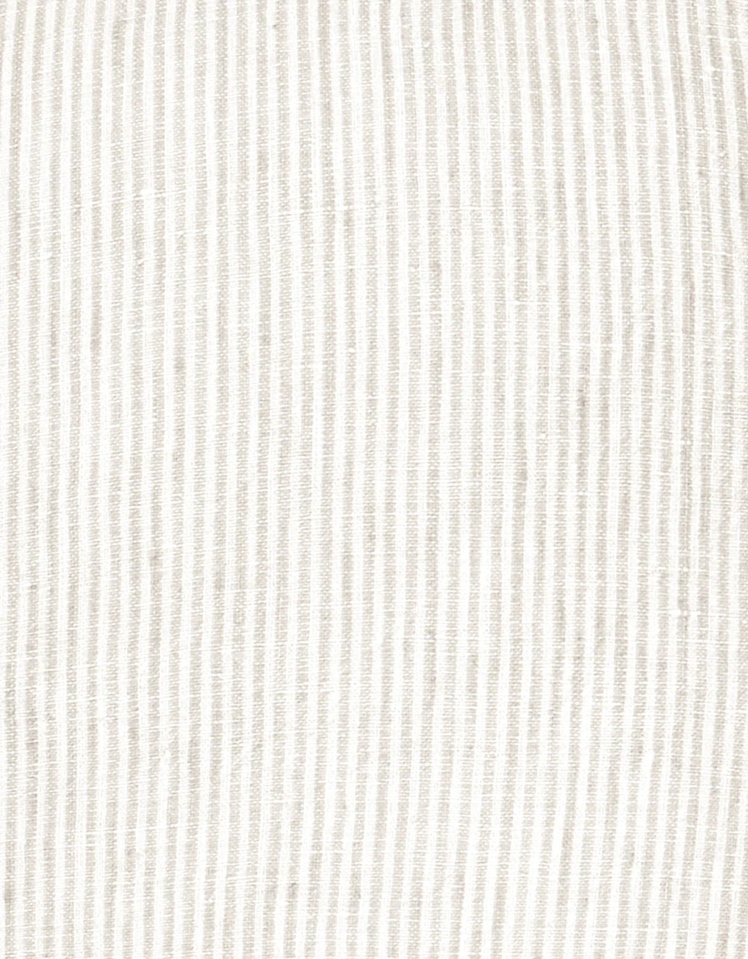 Natural Beige & White Pinstripe So Soft Linen Pillow