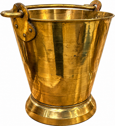 Vintage Brass Bucket