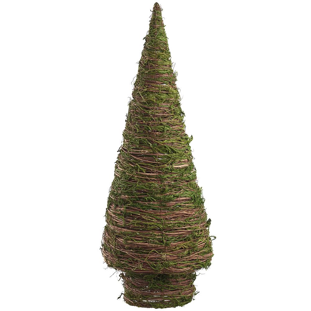 Moss Twig Cone Topiary