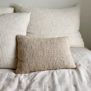 Cozy Cotton Boucle 14x20 Down Alternative Pillow