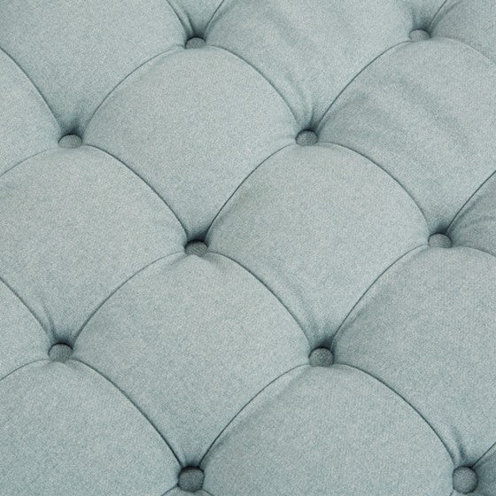 Ottoman Terri Skirted Tufted 32" Round