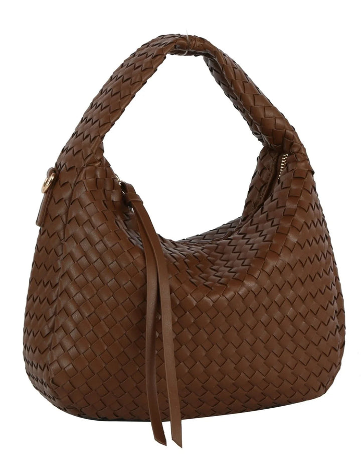 Alison Woven Hobo Bag