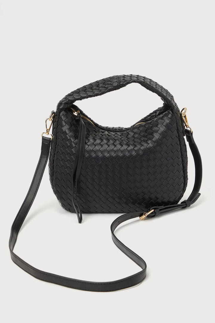 Alison Woven Hobo Bag