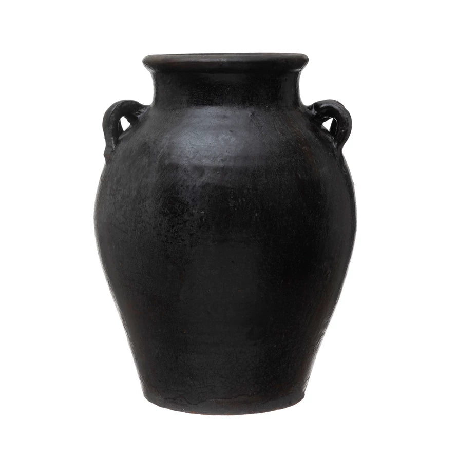11.75" Found Decorative Clay Jar