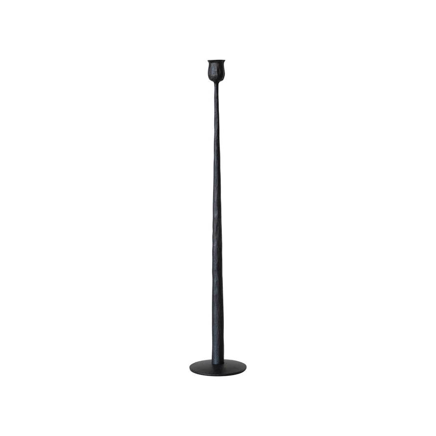 Black Cast Iron Taper Holder