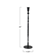 Black Cast Iron Taper Holder