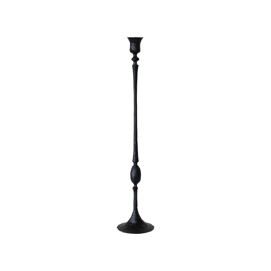 Black Cast Iron Taper Holder