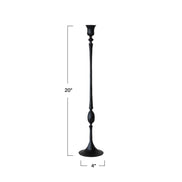 Black Cast Iron Taper Holder