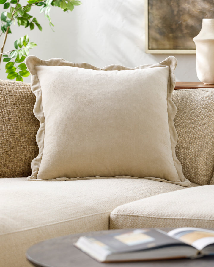 Rosette Scallop Pillow