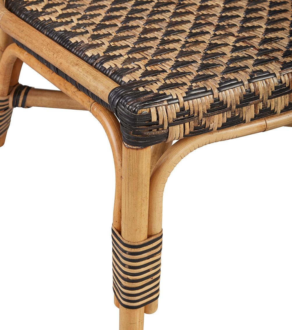 Dining Chair-Black & Tan