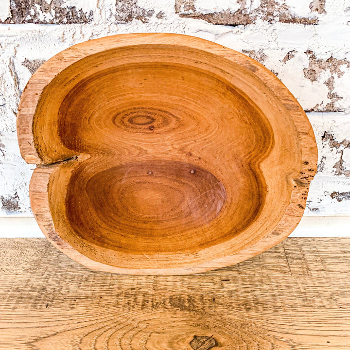 Hand Crafted Teakwood Bowl