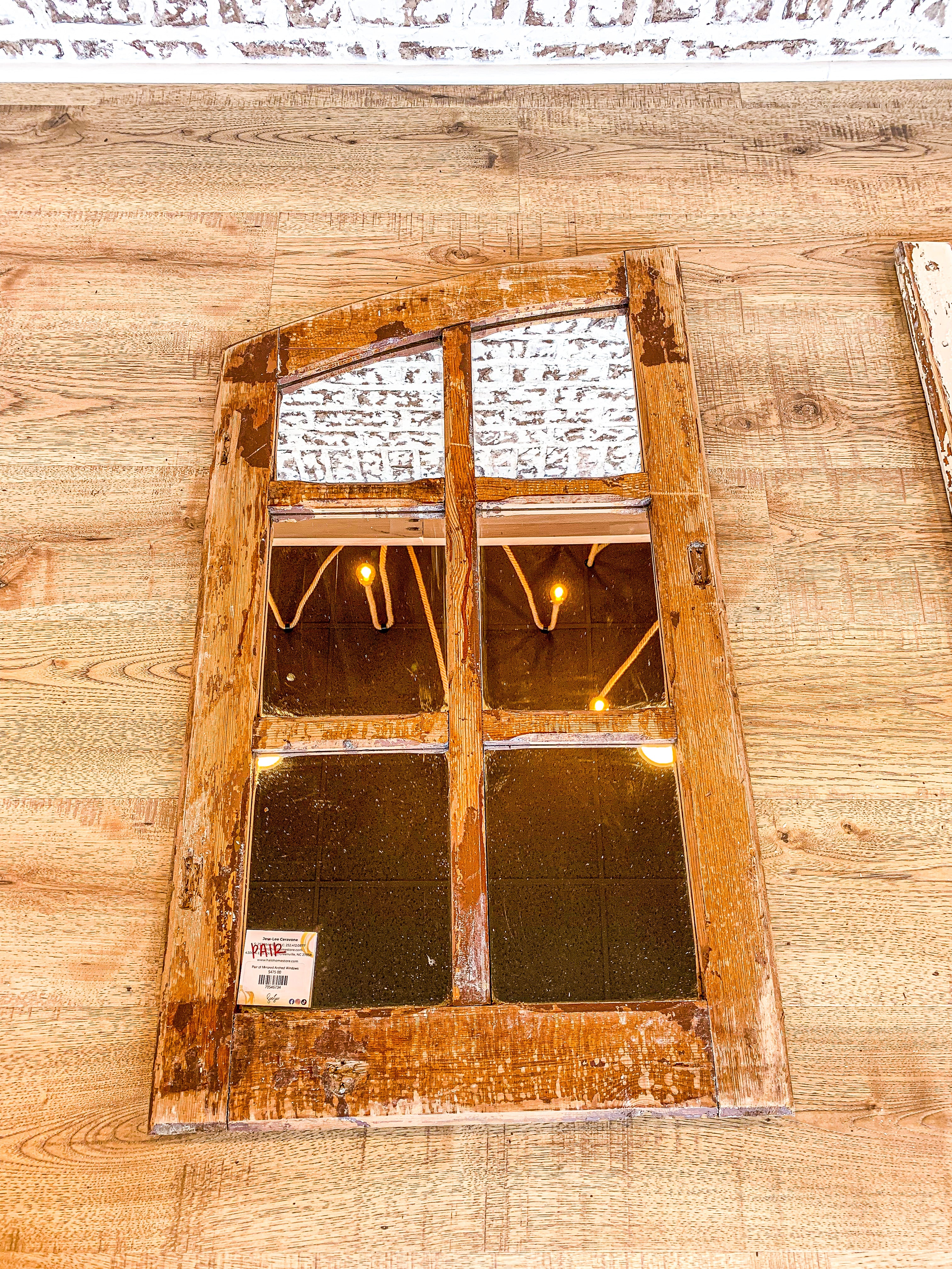 Mirror Pair Arched Windows
