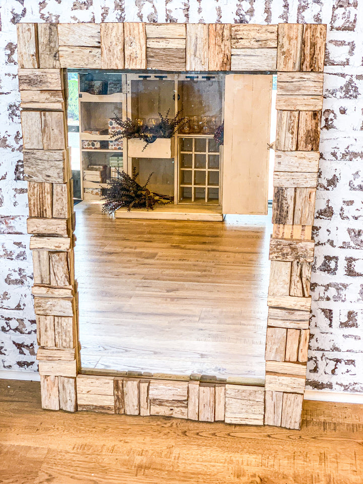 Mirror Chopped Wood