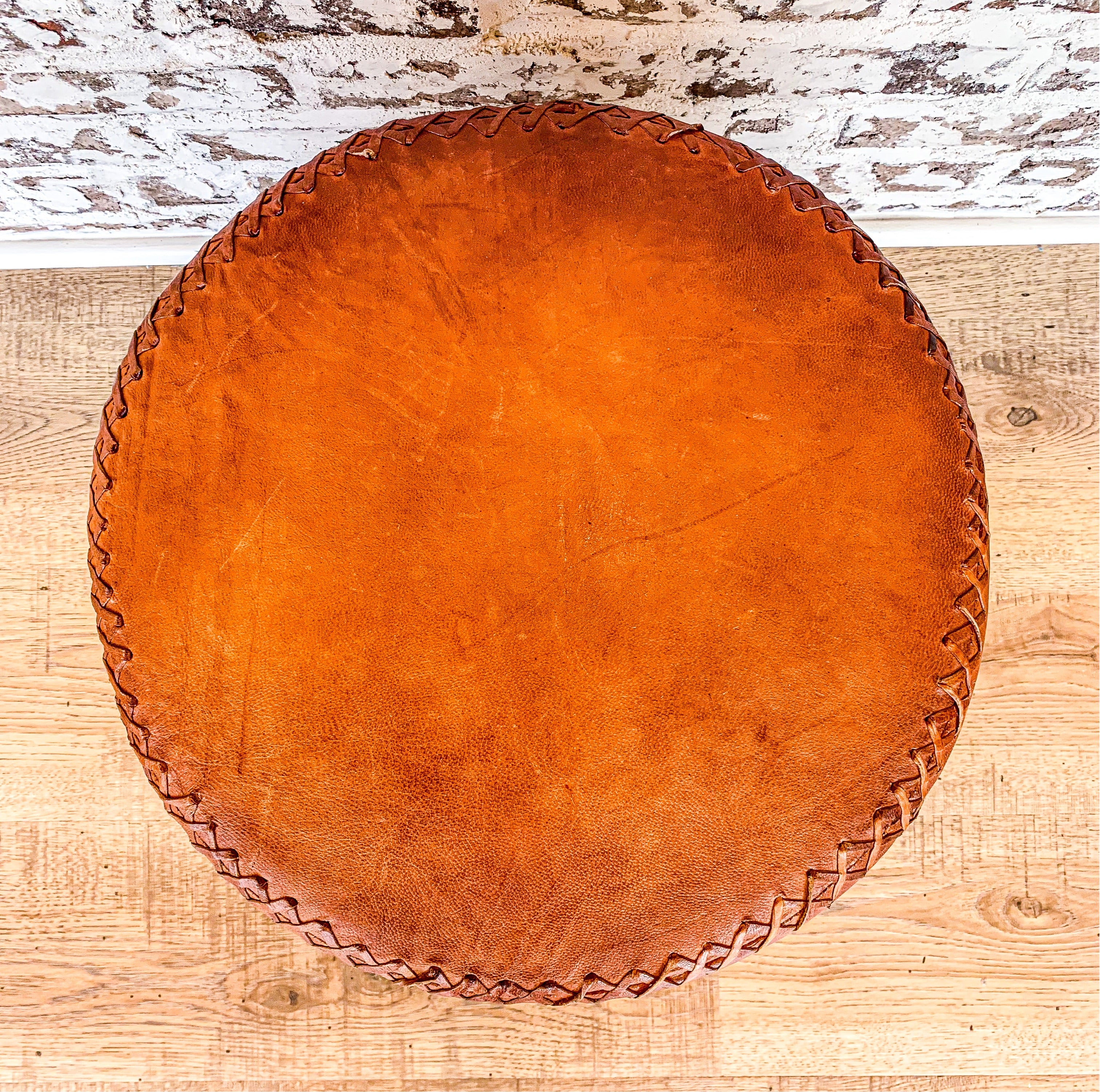 Ottoman Small Leather TI