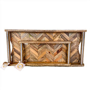 Tray Herringbone Wood