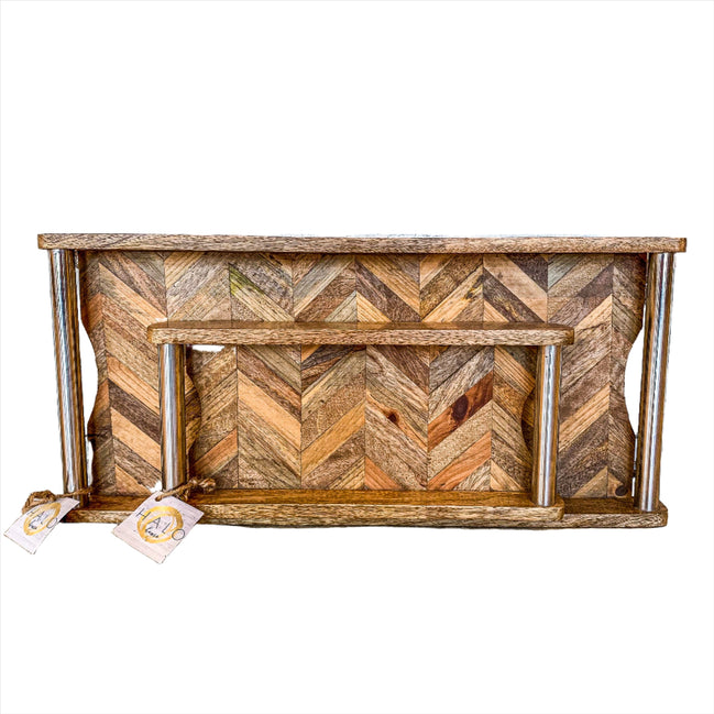 Tray Herringbone Wood