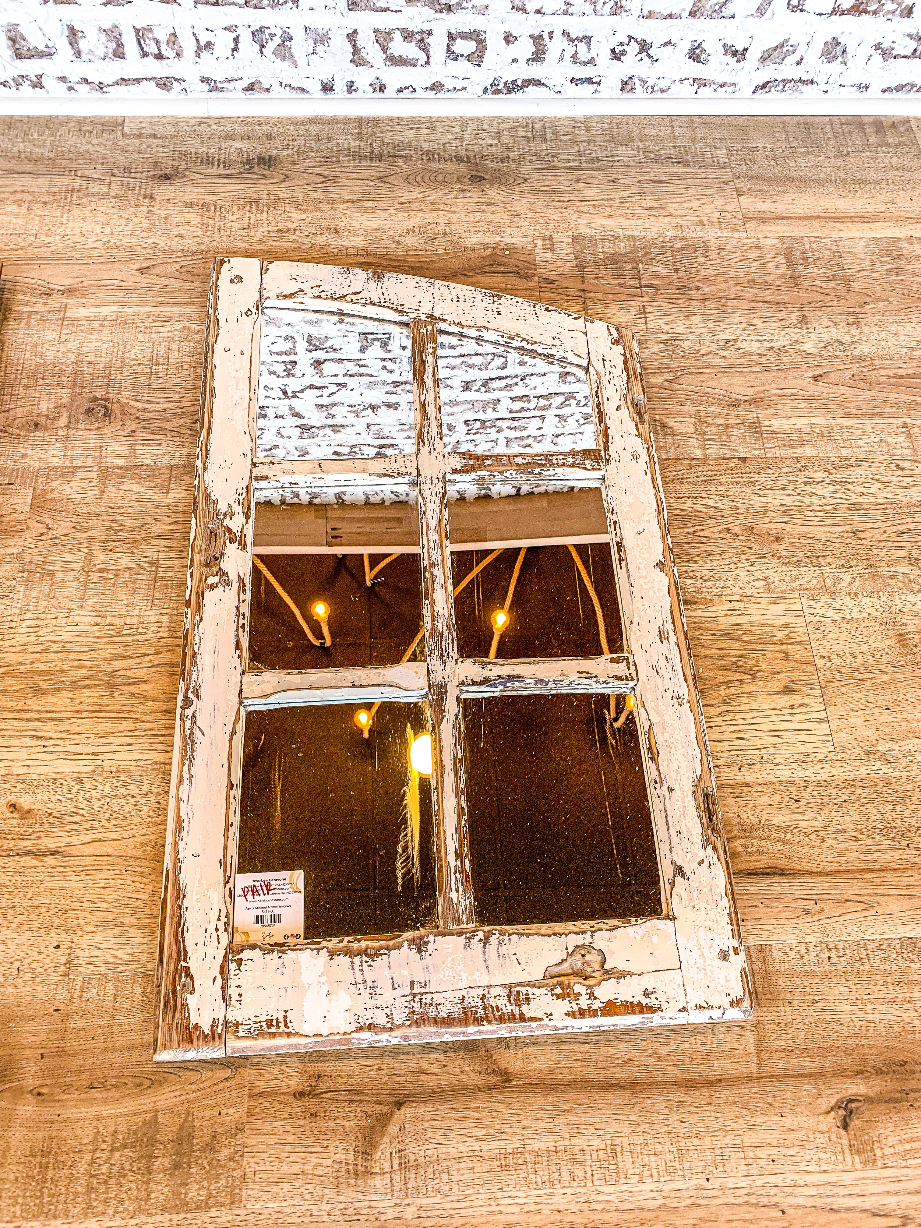 Mirror Pair Arched Windows