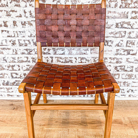 Dining Chair-Seatbelt Leather