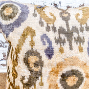 Velvet Multicolor Pattern Pillow DG