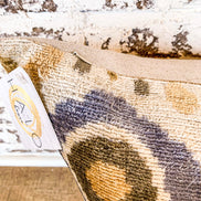 Velvet Multicolor Pattern Pillow DG
