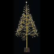 Shimmering Tree - Gold/Warm White Twinkle