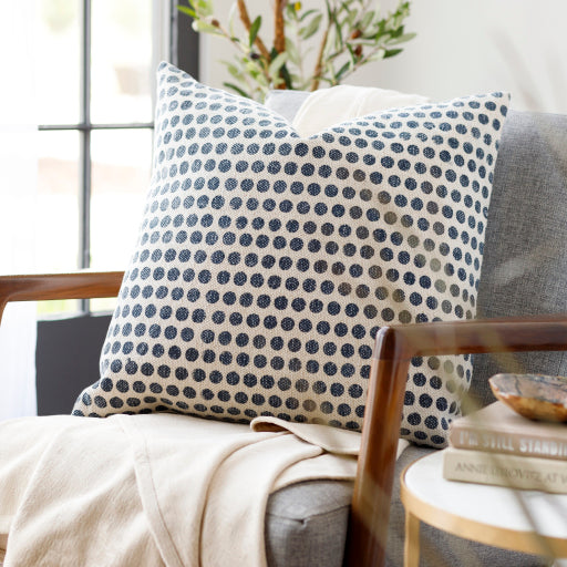 Pillow Janya Dots Navy Blue SUR