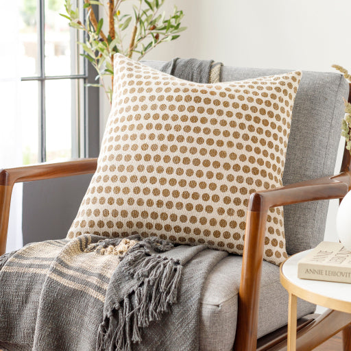 Pillow Janya Brown Circle SUR