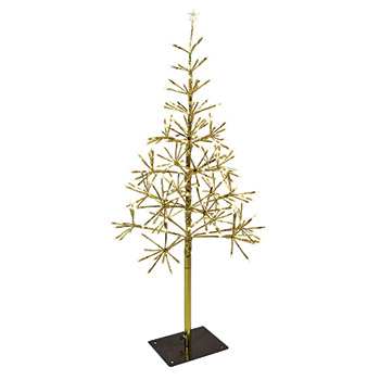 Shimmering Tree - Gold/Warm White Twinkle