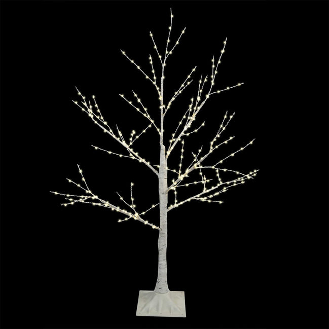 Lighted Micro Seed Birch Tree- Copper/Warm White