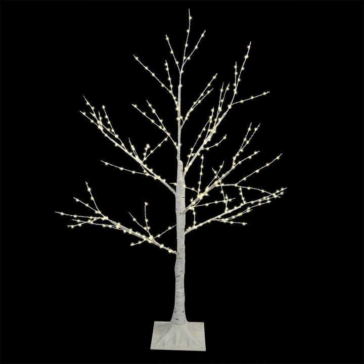 Lighted Micro Seed Birch Tree- Copper/Warm White