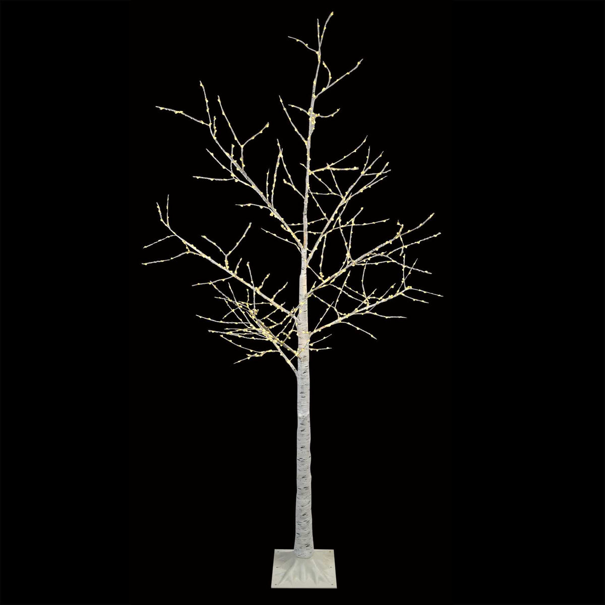 Lighted Micro Seed Birch Tree- Copper/Warm White