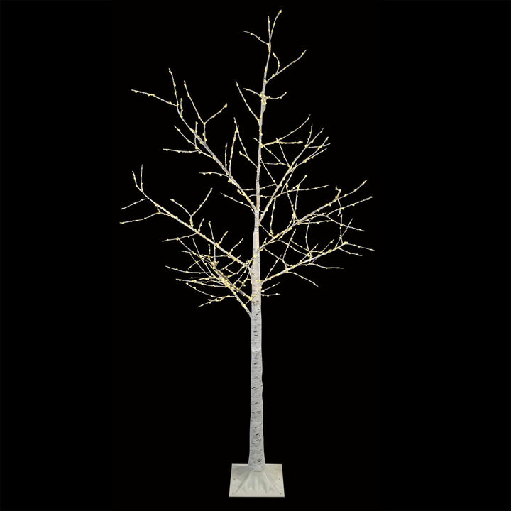 Lighted Micro Seed Birch Tree- Copper/Warm White