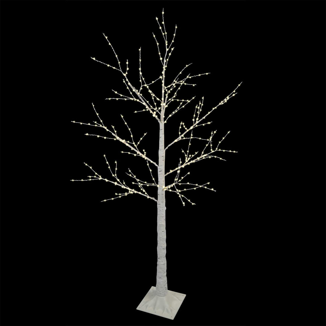 Lighted Micro Seed Birch Tree- Copper/Warm White