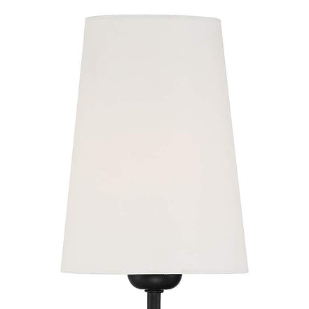 Sconce Melody 19 1/2" High Black Metal 2-Light Wall
