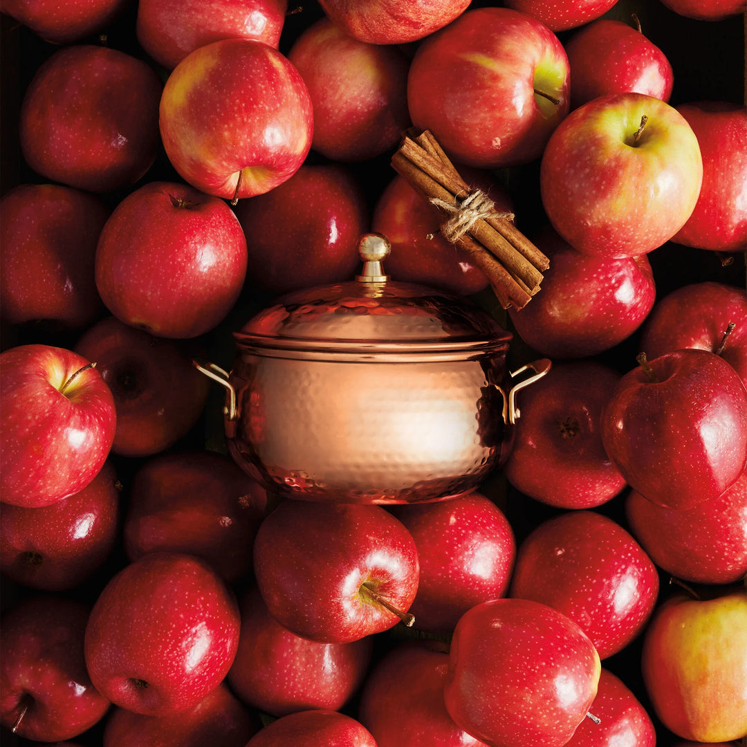 3-Wick Simmered Cider Copper Pot Candle