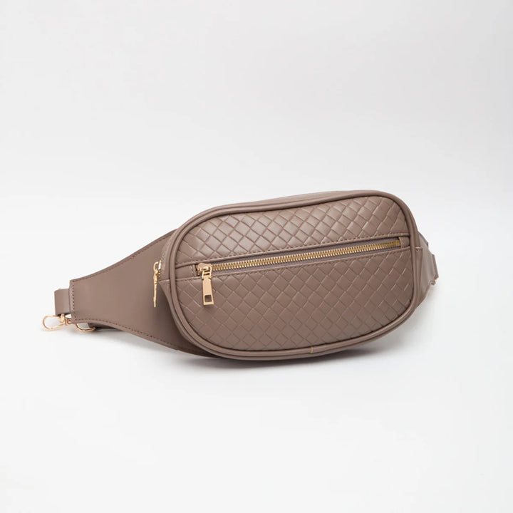 April Quilted Leather Sling Bag
