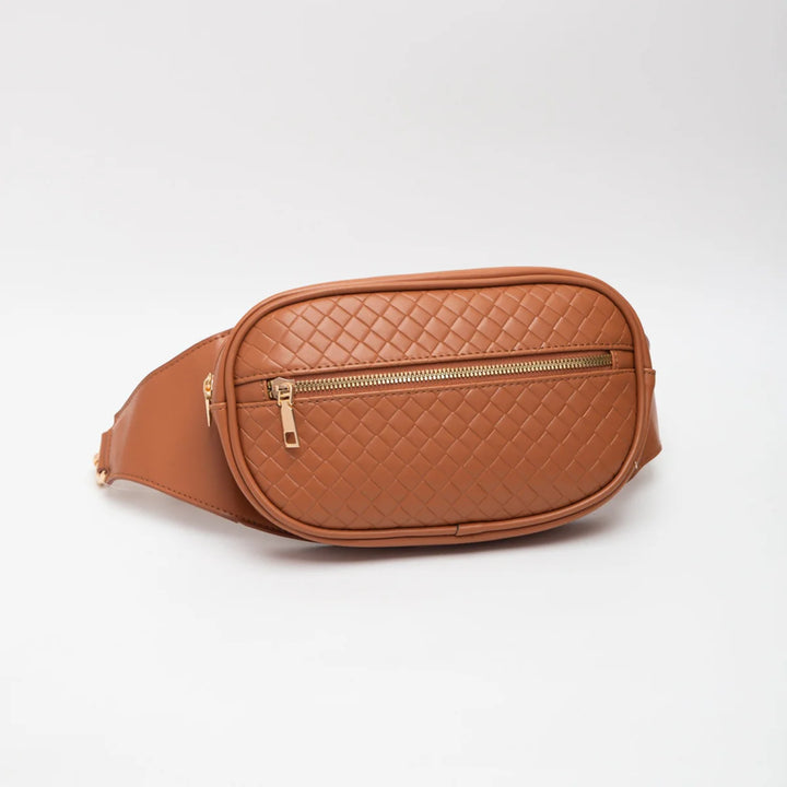 April Quilted Leather Sling Bag