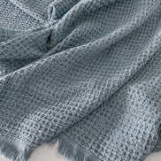 Turkish Cotton Waffle Throw