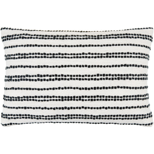 Weaver Black Lumbar Pillow