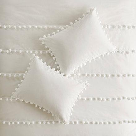 Bedding- Comforter Set Leona Pom Pom King