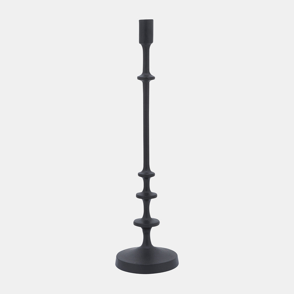 Candle Holder 17" Black Taper